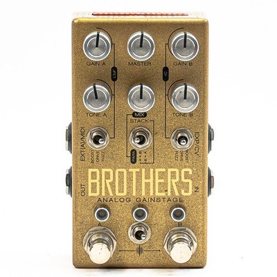 2017 Chase Bliss Audio - Brothers  Analog Gainstage #200   Dual Drive/Fuzz Pedal