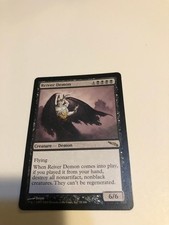 Reiver Demon - Mirrodin #75, rare Black demon creature- black bordered, unplayed