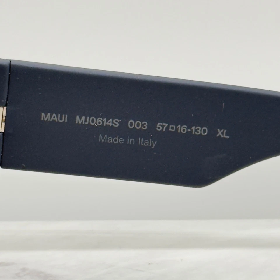 Gafas de sol cuadradas Maui Jim Kaolu MJ0641S-003 azul envolvente polarizadas grises lentes deportivas Foto 4 de 4