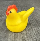 Vintage Fisher Price Little People 1990 YELLOW CHICKEN HEN Farm Barn Chunky