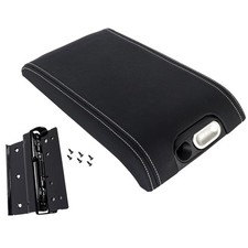 Center Console Arm Rest Lid Cover Fit For 09-14 Ford F-150 Black 9l3z-1506024-cc