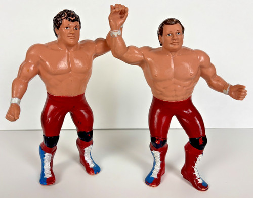 WWF LJN British Bulldogs Tag Team 8 Action Figures...