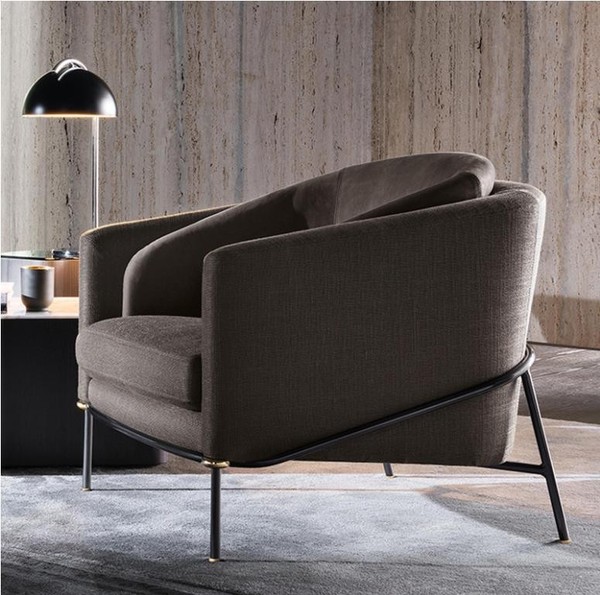 Moderner Design Sessel Wohnzimmer Einsitzer Sofa Couch Lounge Club Hotel Luxus-image