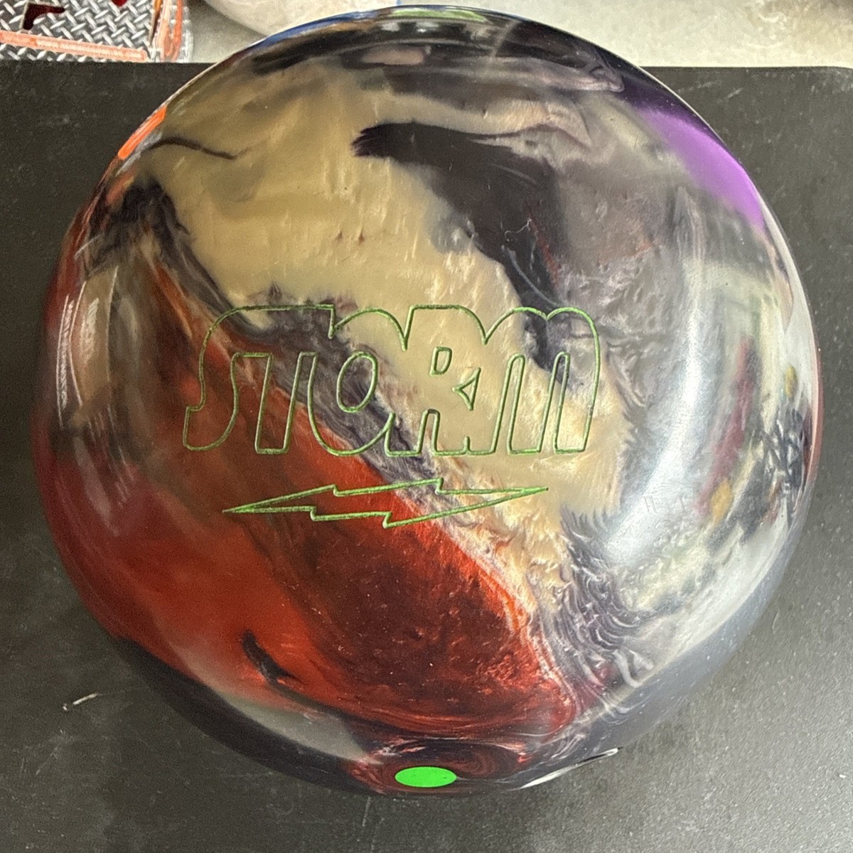 15lb Storm Omega Crux Pearl Reactive Premium Bowling Ball Drilled