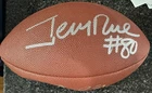 Jerry Rice & Tim Brown Autographed Wilson NFL Football HOF BAS Raiders 49ers
