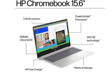 Image of HP Chromebook Plus 15a-nb0004na Full-HD Laptop - Core™ i3 8Y5D1EA#ABU