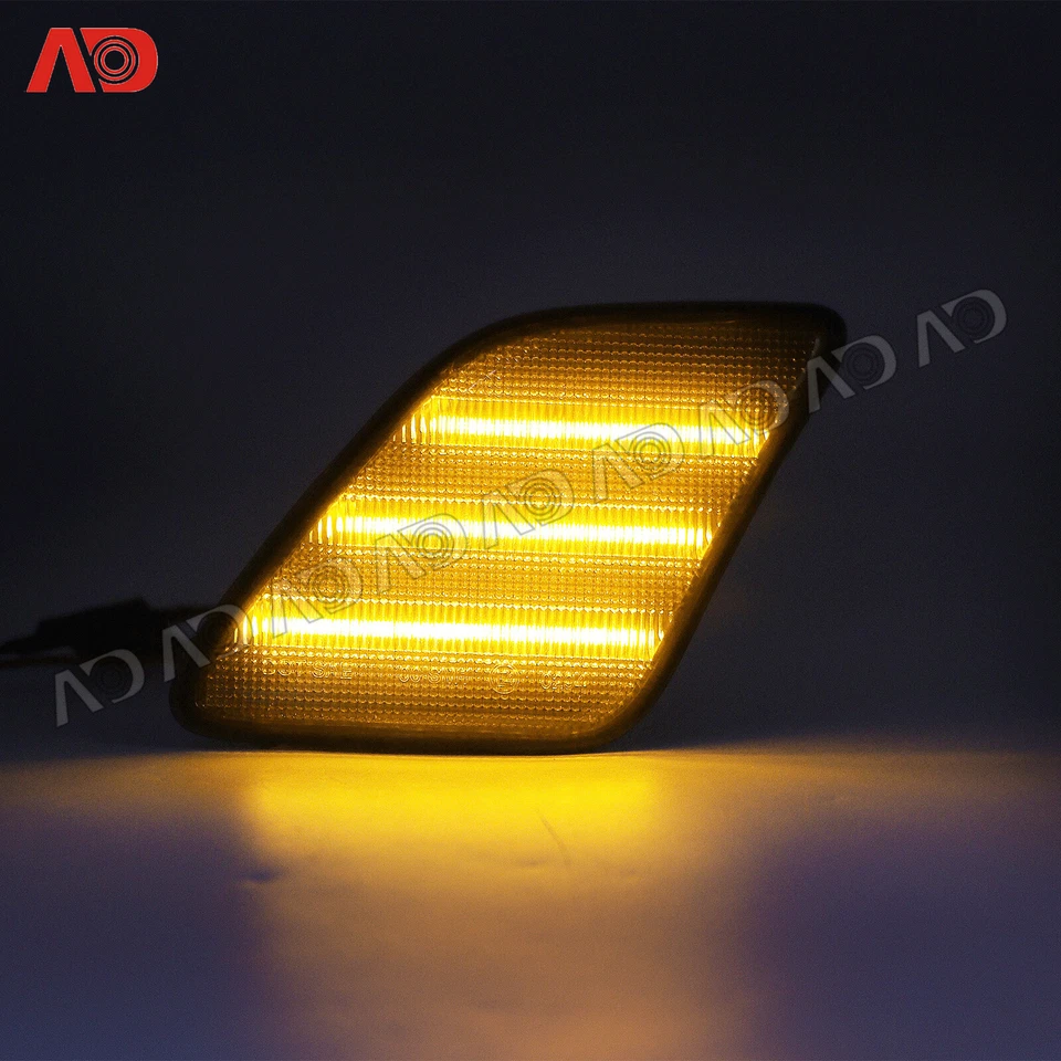 Smoked LED Side Marker Light Lamp For Mercedes-Benz W221 S-Class W218 CLS63 AMG - Image 2 of 4