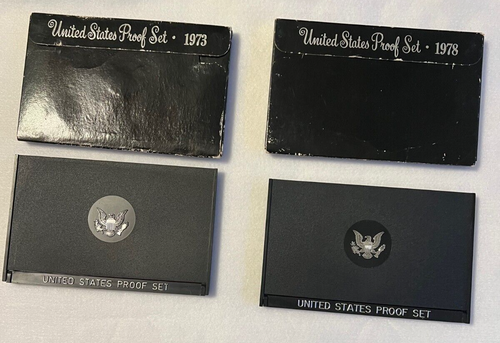 1969, 71, 72, 73 & 78 S US Mint Proof Sets OGP with Silver Kennedy & Eisenhower - Picture 6 of 6