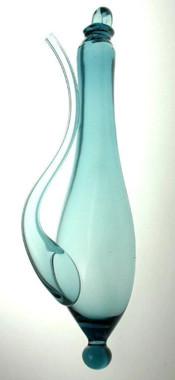 Goethe Barometer Wetterglas Wetterstation Glashütte Barbora Lenora handgemacht - Bild 3 von 4