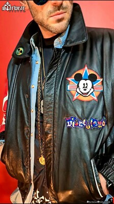 ディズニー Mickey & Co. ベースボール ジャケット L 🔥GRAIL! 90S TOO CUTE MICKEY MOUSE & CO DISNEY BASEBALL