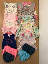 Carter's  Others Infant Girls Summer Clothing Lot of 16 Size 6-9,  6-12 Months