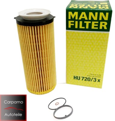Mann HU720/3x Ölfilter BMW E90-93 F10 F11 F07 F01-04 X5 E70 X6 E71 E72 N57