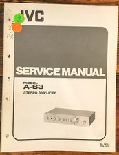 JVC A-S3 Amplifier Service Manual Original 