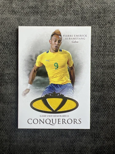 Pierre-Emerick Aubameyang Conquers Patch /9 Futera Wnique World Football Gabon