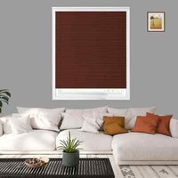 PVC Blinds / Wood Wooden Grain Effect Venetian Window Blind Home Office Easy Fit