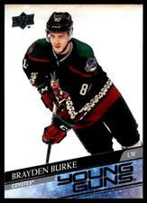 2020-21 Upper Deck Series 2 NHL Brayden Burke #499  Young Guns Rookie