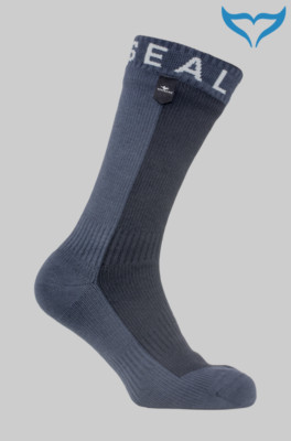 Sealskinz Hiking Mid Mid Socken wasserdicht Merino Wolle schwarz S M L XL anthra