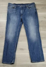 Levi's 514 Jeans Men's 40x32 Medium Wash Denim Straight Fit #005140857