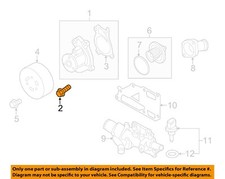 NISSAN OEM 12-25 Altima Cooling Water Pump-Water Pump Bolt 01125E8041