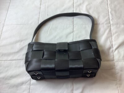 The Original Seatbelt Bag Black Woven