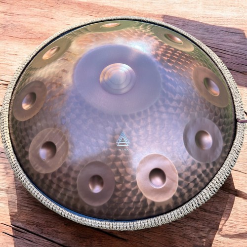 HANDPAN Best Quality Hand Steel Drum 10/12/14 notes D/G Kurd Gift 1.07 Thick - Picture 32 of 75