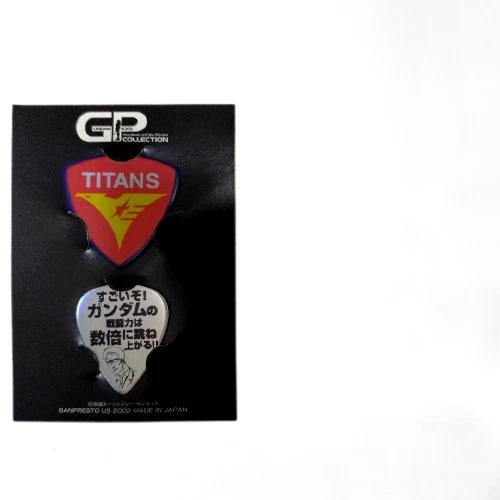 Gundam Pick Collection TITANS BANPRESTO U5 2002 Original Guitar Pick Limited F/S