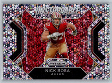 2020 Prizm Football Nick Bosa Unstoppable Silver Disco Prizm #8 49ers TC1899