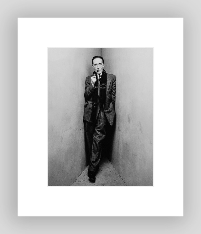 VTG Irving Penn Marcel Duchamp Portrait New York Engraving Art 1948 Mat