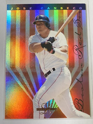1995 Leaf Limited Jose Canseco #21 Prism Foil Baseball Card! Red Sox