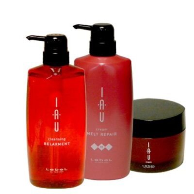 Lebel IAU Cleansing Relaxment Shampoo 600ml & Melt Repair Treatment & Mask 170g