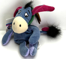 Disney Store - 9" Bean Bag Plush - Winnie the Pooh - Reindeer Eeyore