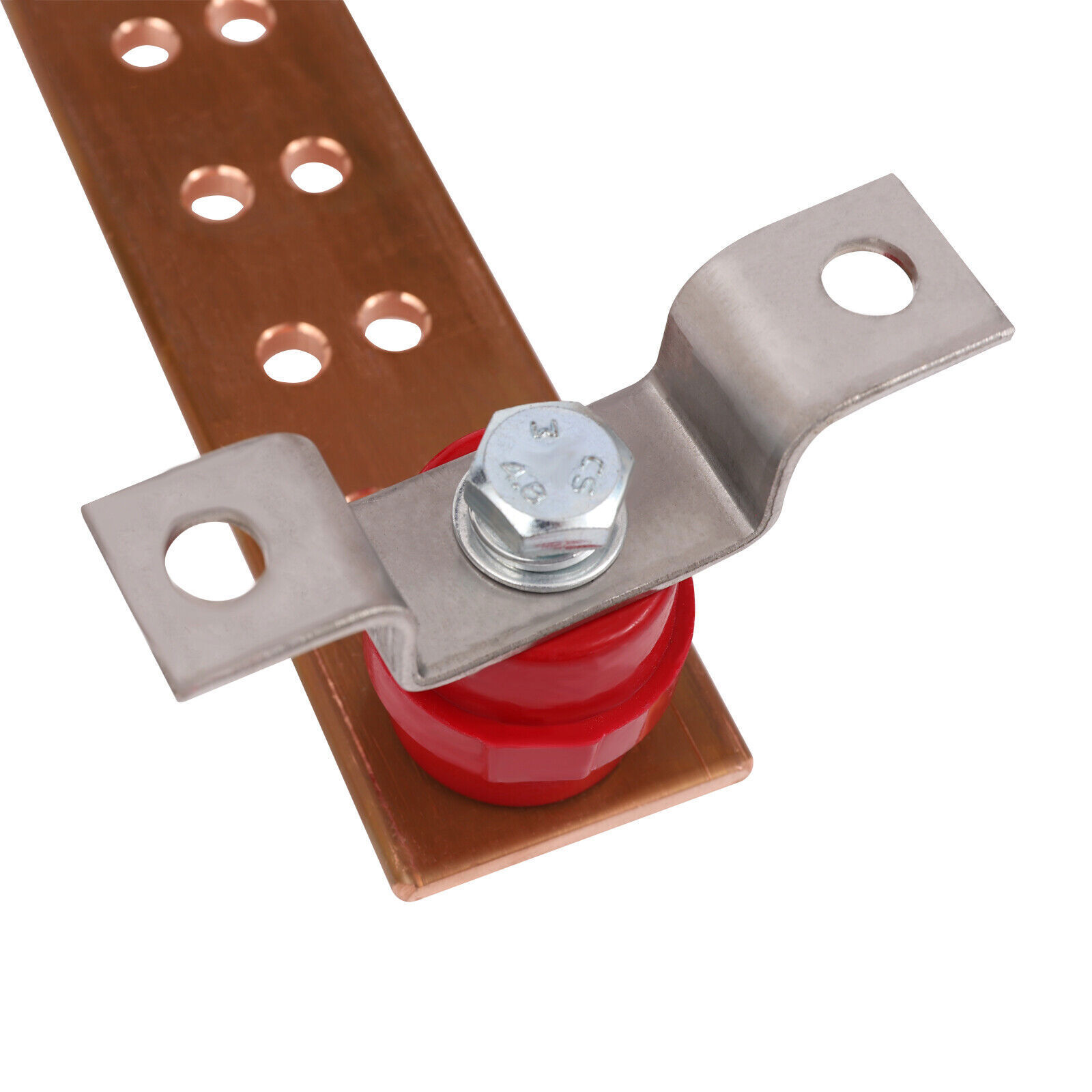 New Wall Mounted Copper Ground Bar Kit, Copper Grounding Busbar Bar Kit