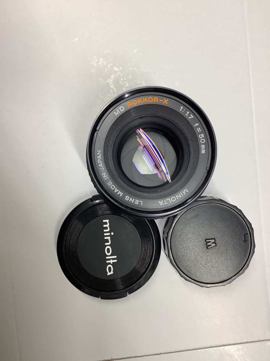 ミノルタ X-7 シルバー MD ROKKOR 50mm F/1.7 Brief review of MINOLTA MD ROKKOR-X 50mm 1:1.7 | Happy