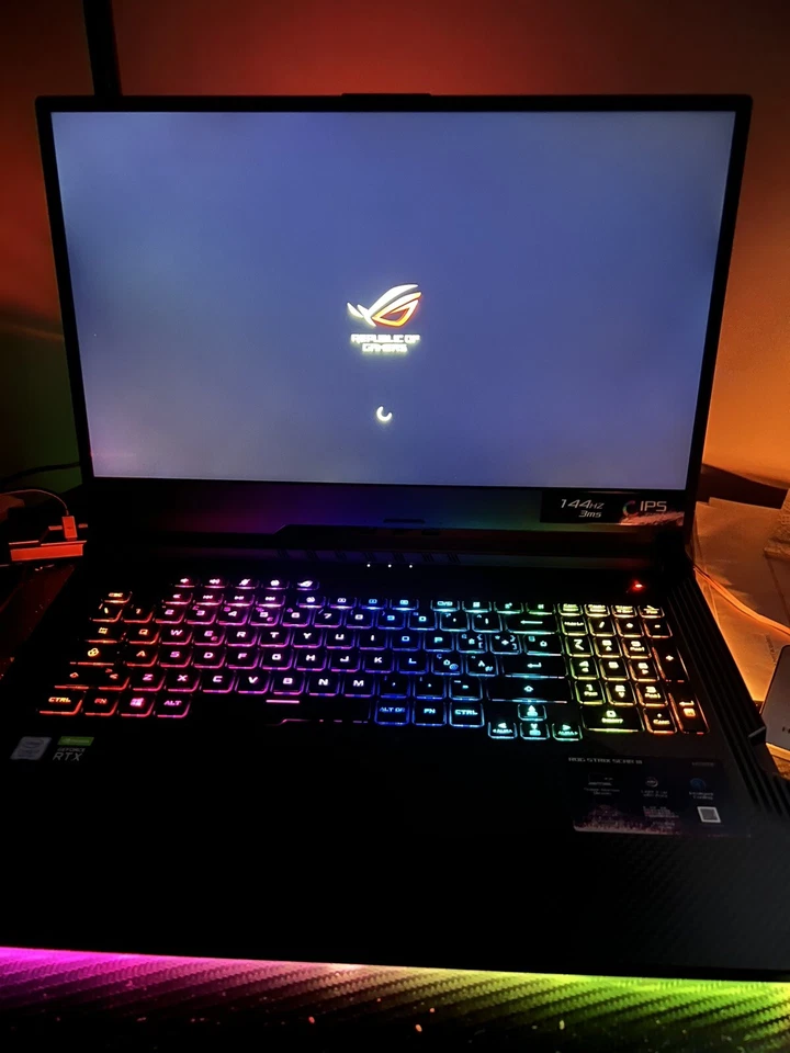 Laptop Pc Asus Rog strix scar III g731g i7-9750H 512Gb-1Tb + Webcam + Keystone - Immagine 2 di 4