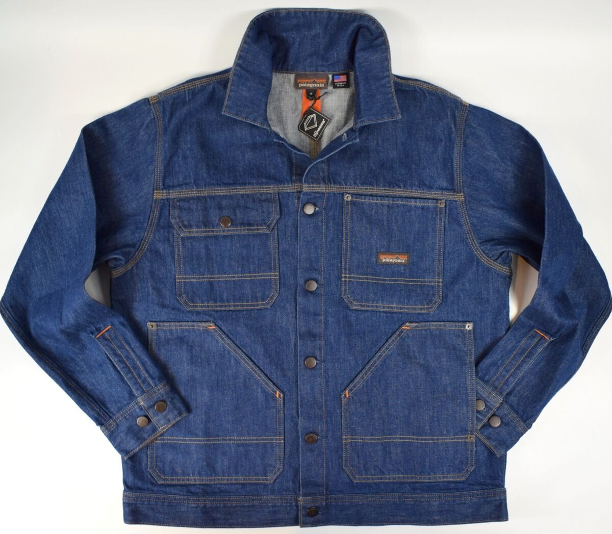 PATAGONIA Steel Forge DYNEEMA Denim Jacket (Blue) Men's PATAGONIA Steel Forge DYNEEMA Denim Jacket (Blue) Men's