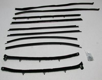 1968 Chevy Chevelle Coupe Superkit 10 Pcs Felt Kit & Glass Run Set, CCH235A