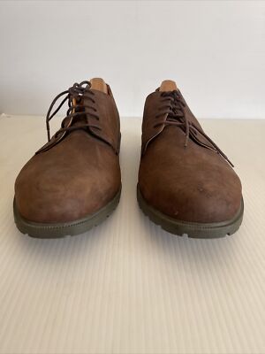 Timberland Men\'s Rich Brown Leather‎ Derby size 11 Timberland Mens Waterproof Derby - 96080 - Pebbled Brown  main image 2