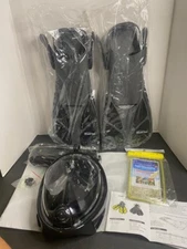 Full Face Snorkeling Mask Anti Leak Portable Under Water Diving Swimming Black