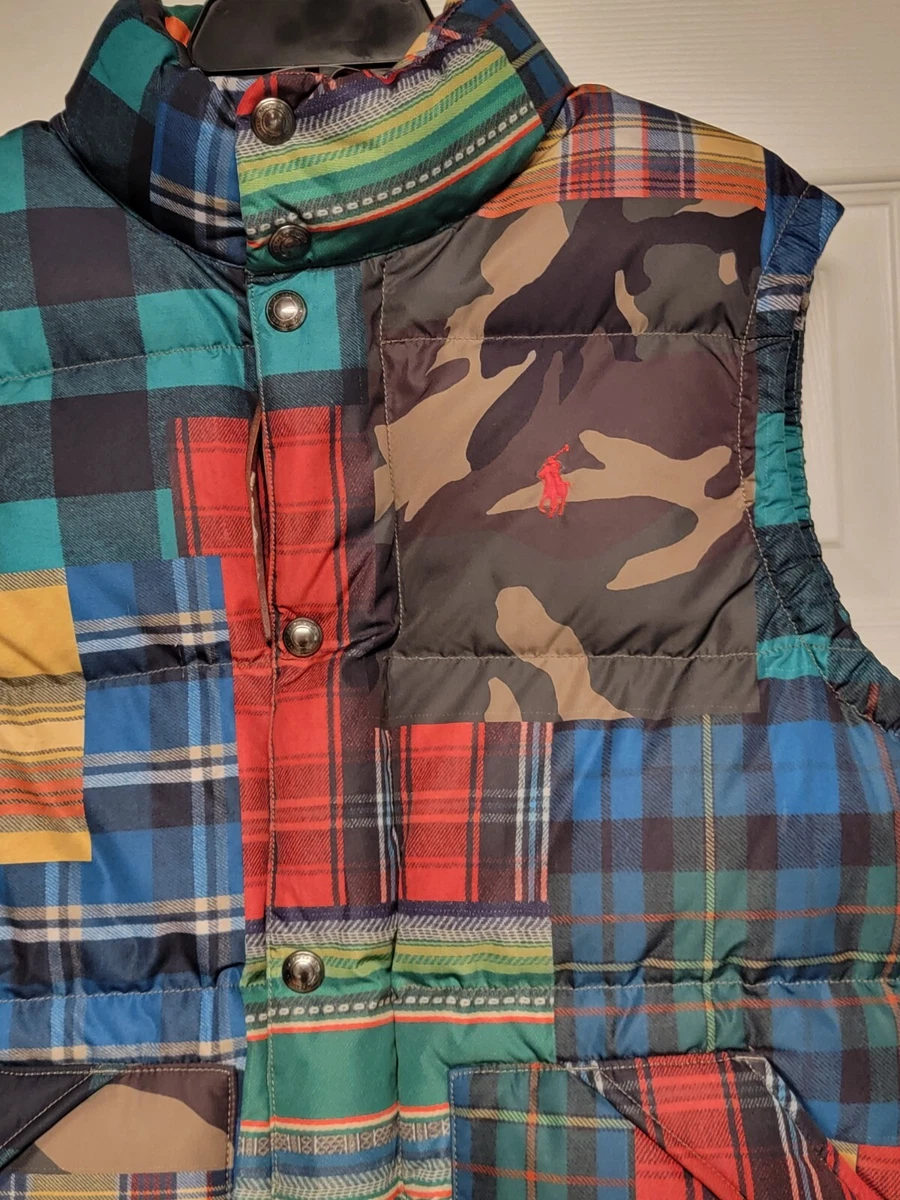Polo patchwork cheap vest