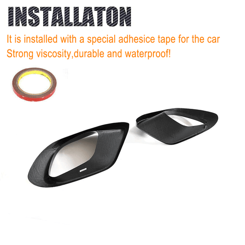 Passt für Mercedes CLA C118 W118 CLA45 Carbon Front Flossen Splitter Canards - Bild 3 von 11