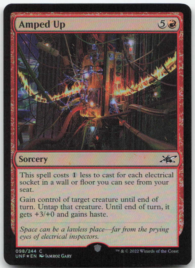 Amped Up Foil [UNF 98] NM Magic