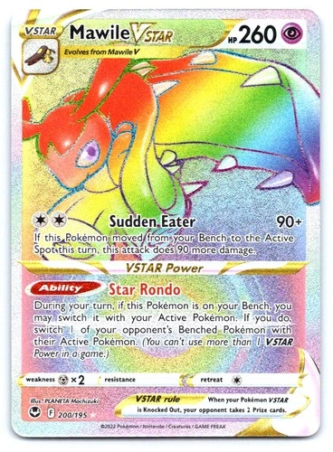 Mawile VSTAR (Secret) Pokemon Secret Rare SWSH12: Silver Tempest 200/195