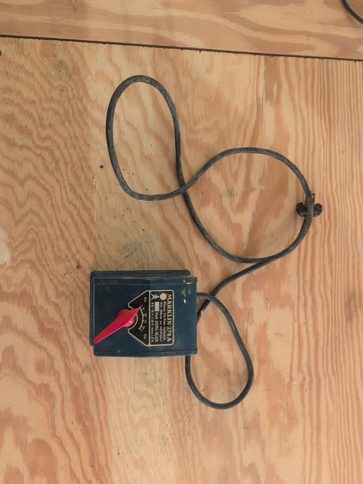 Transformador Marklin HO #278A Hecho en Alemania ~ NO PROBADO Foto 3 de 4