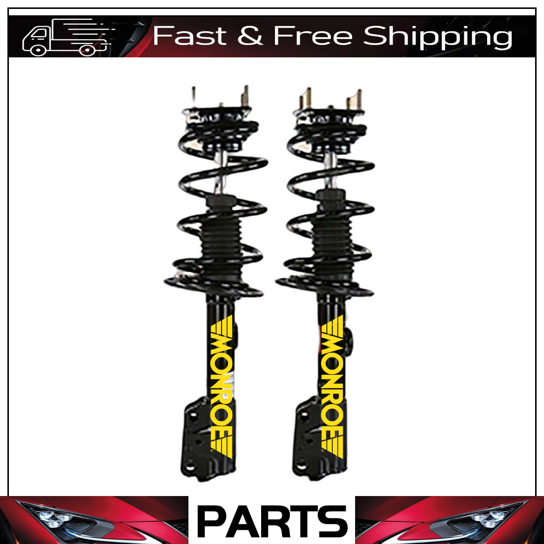 Monroe Front Suspension Struts Fits 2011-2013 Ford Explorer AWD SUV Complete