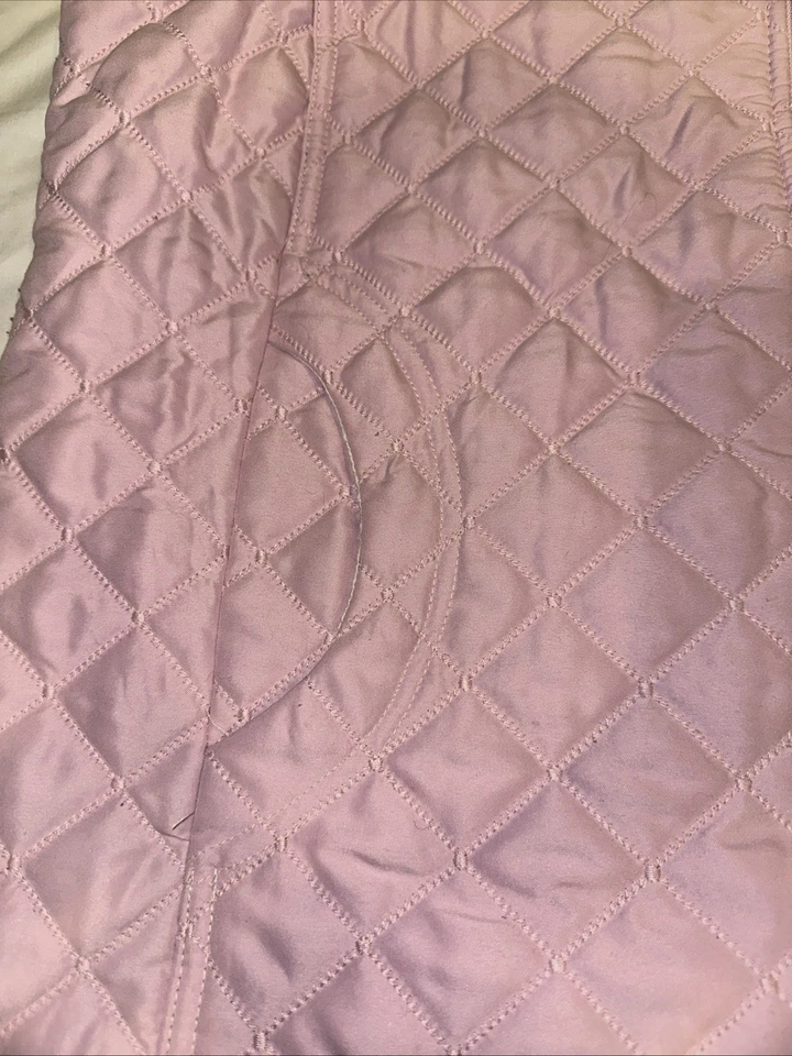 Jane Ashley светло-розовый стеганый жилет полный молнии куртка карманы женщин размер L - Изображение 2 из 4