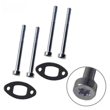 Trimmer Muffler Gasket and Bolts Replacement Kit 41401490602 for BG45 BG55 BG65