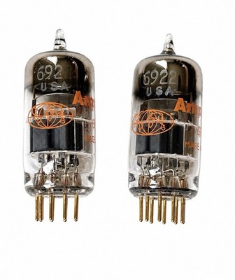 Amperex 6922 E88CC NOS/NIB Electron Tubes Set of 2, Electron Tube Pair