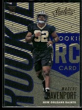 2018 Panini Absolute #134 Marcus Davenport Spectrum Blue