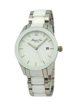 Kenneth Cole KC4761 Ladies Bicolour White Ceramic+StainlessSteel