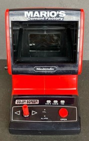 Nintendo Mario&rsquo;s Cement Factory Tabletop Game & Watch 1983 Boxed Tested #45